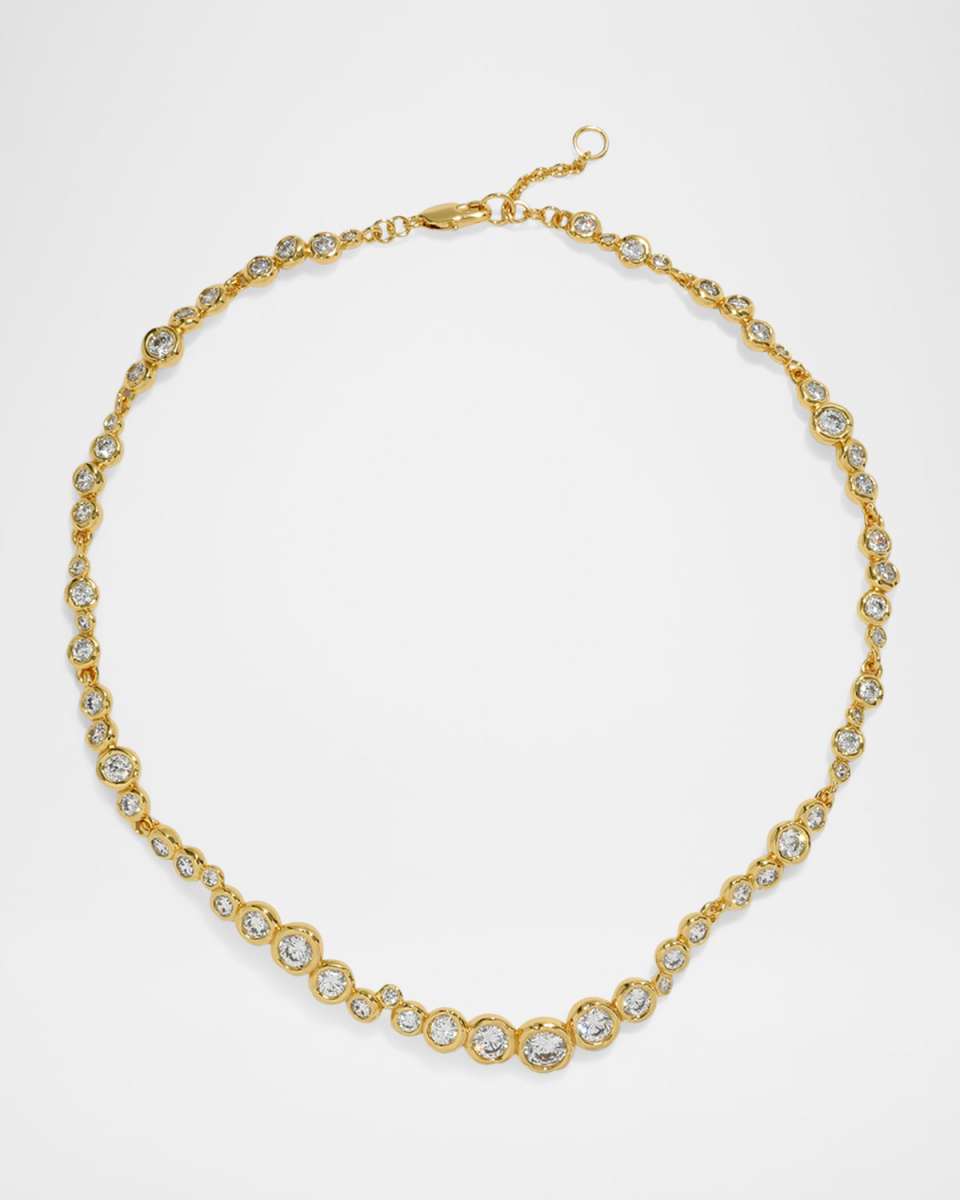 Asterales Gold CZ All Around Necklace